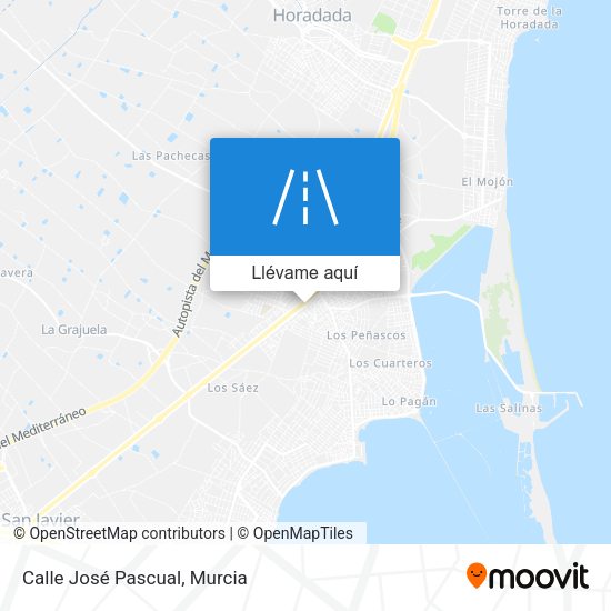 Mapa Calle José Pascual