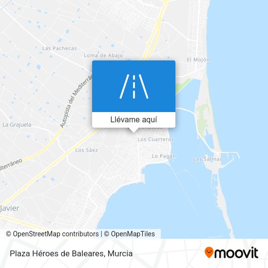 Mapa Plaza Héroes de Baleares