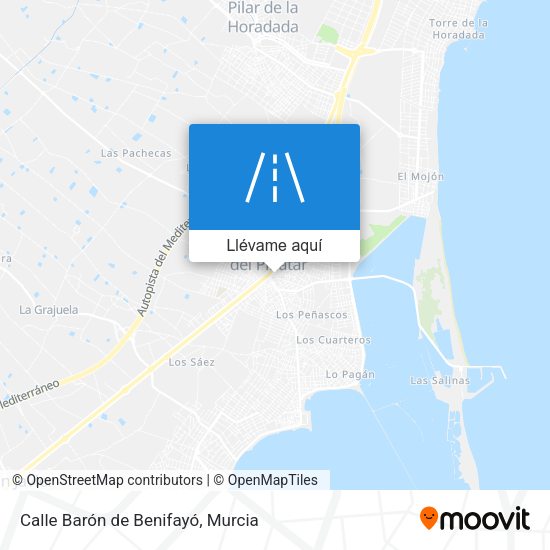 Mapa Calle Barón de Benifayó