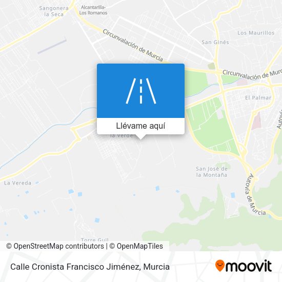 Mapa Calle Cronista Francisco Jiménez