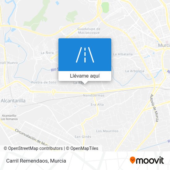 Mapa Carril Remendaos