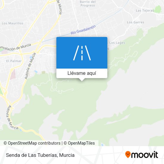 Mapa Senda de Las Tuberías