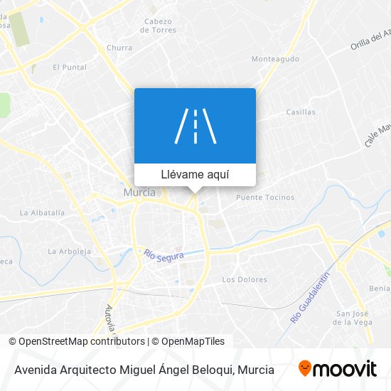 Mapa Avenida Arquitecto Miguel Ángel Beloqui