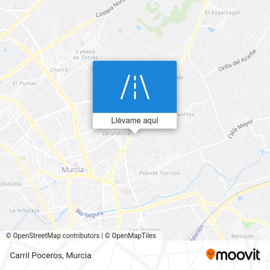 Mapa Carril Poceros