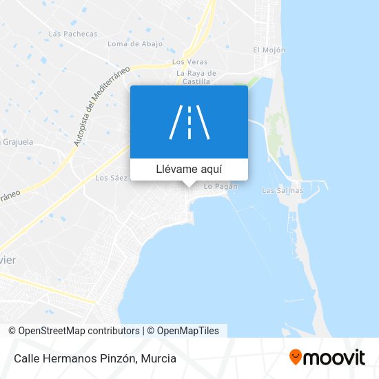 Mapa Calle Hermanos Pinzón