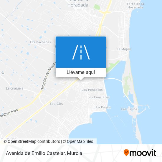 Mapa Avenida de Emilio Castelar