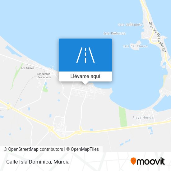 Mapa Calle Isla Dominica