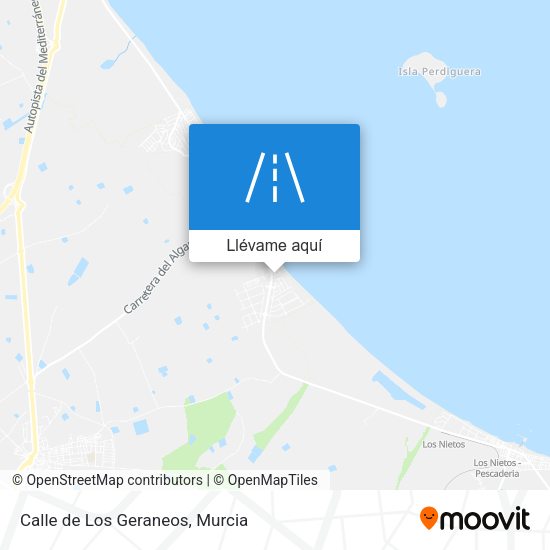 Mapa Calle de Los Geraneos