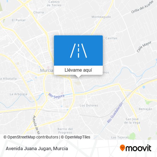 Mapa Avenida Juana Jugan