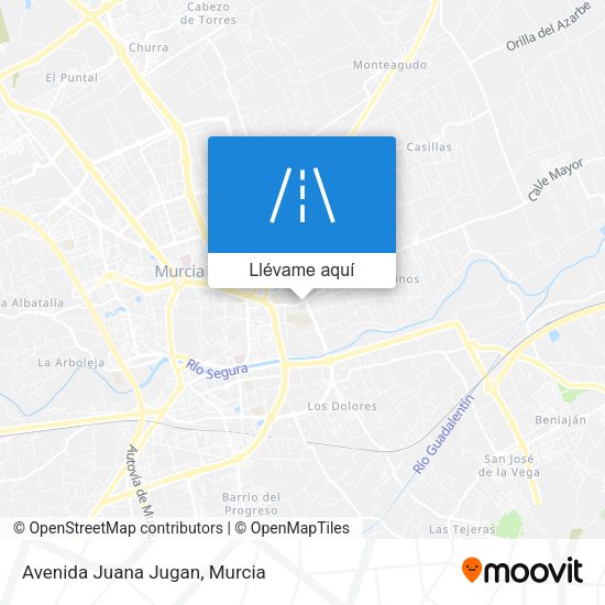 Mapa Avenida Juana Jugan