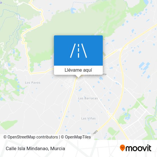 Mapa Calle Isla Mindanao