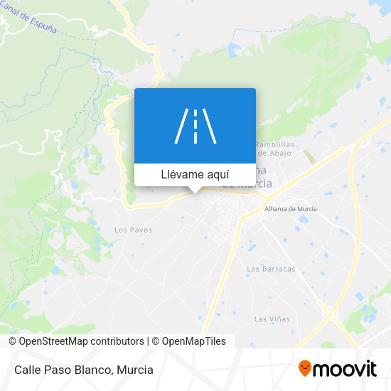 Mapa Calle Paso Blanco