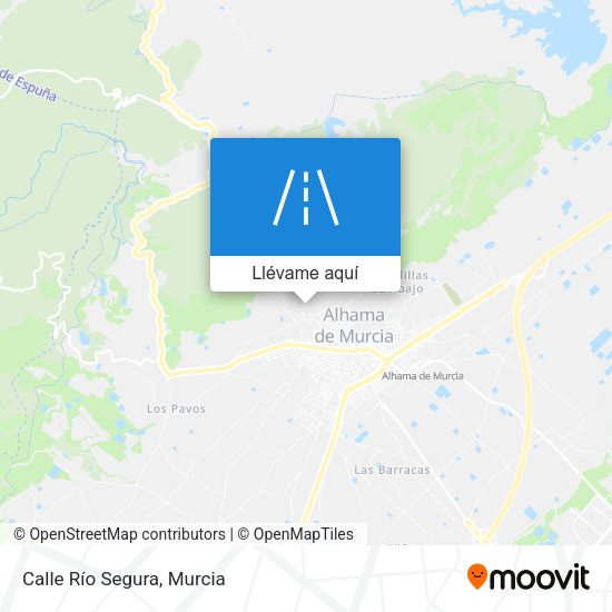 Mapa Calle Río Segura