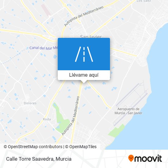 Mapa Calle Torre Saavedra
