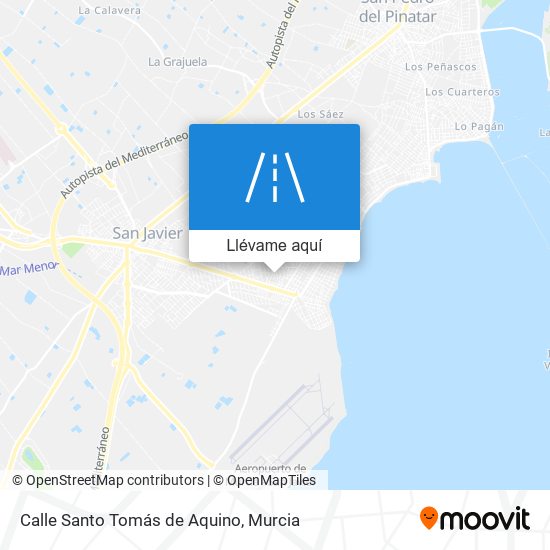 Mapa Calle Santo Tomás de Aquino