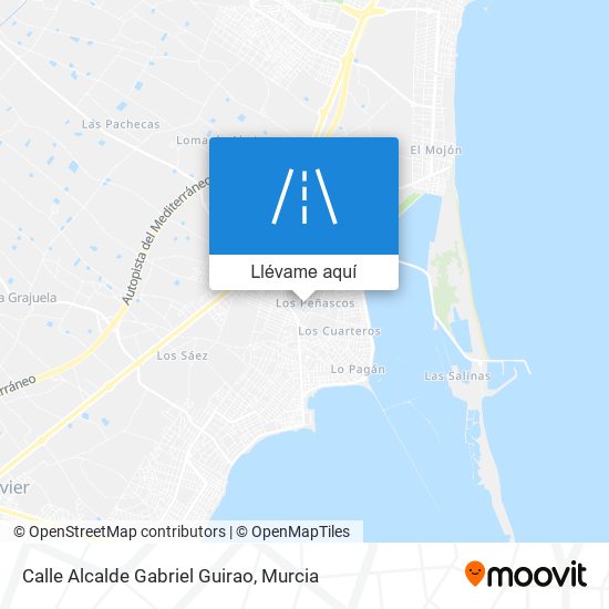 Mapa Calle Alcalde Gabriel Guirao