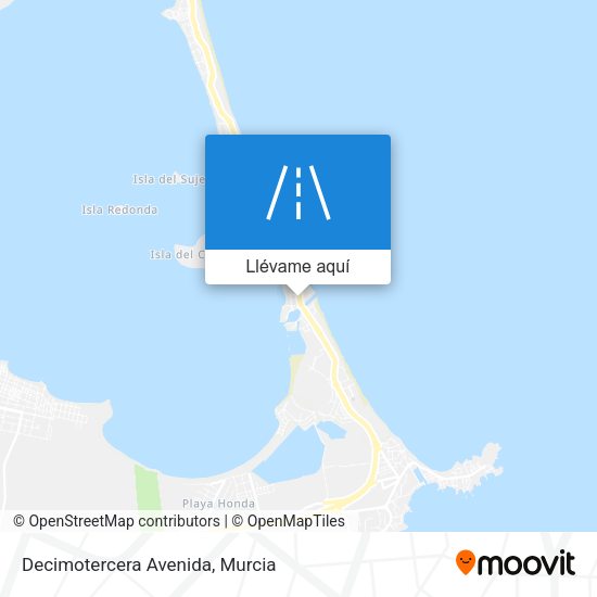 Mapa Decimotercera Avenida