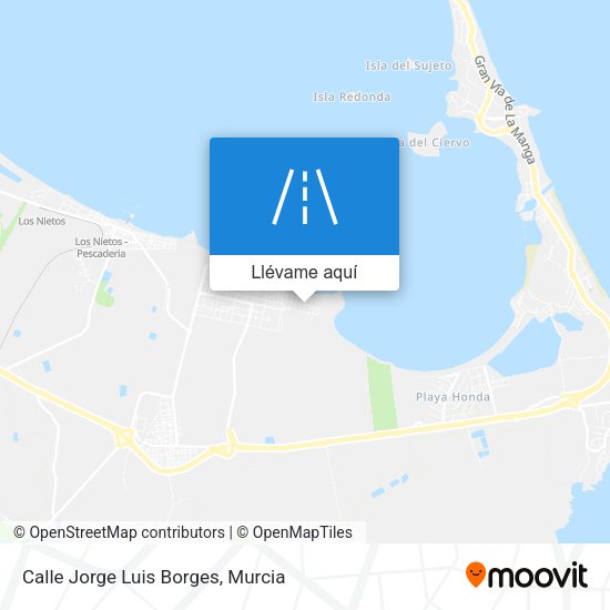 Mapa Calle Jorge Luis Borges