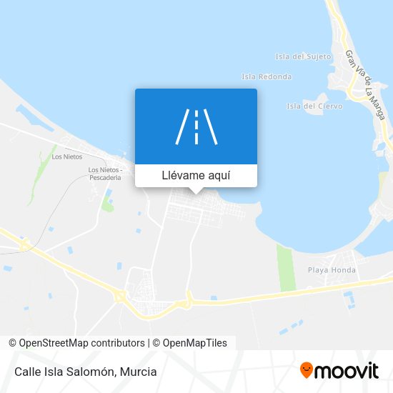 Mapa Calle Isla Salomón