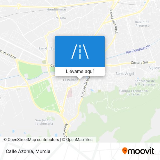 Mapa Calle Azohía