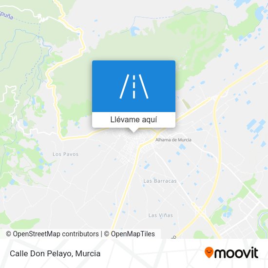 Mapa Calle Don Pelayo