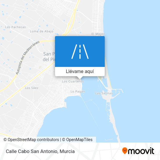 Mapa Calle Cabo San Antonio