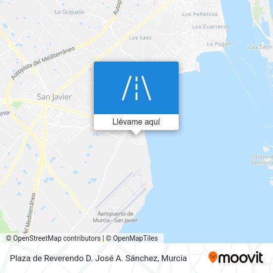 Mapa Plaza de Reverendo D. José A. Sánchez