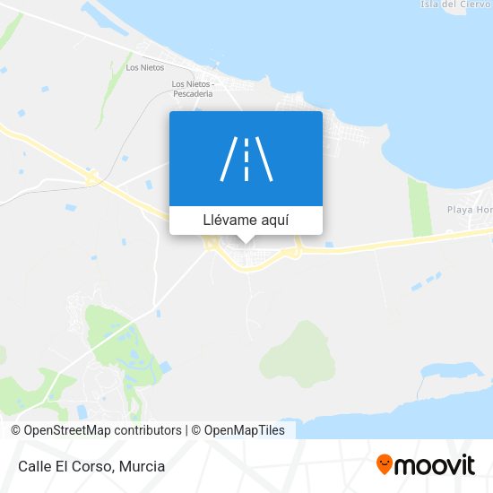 Mapa Calle El Corso