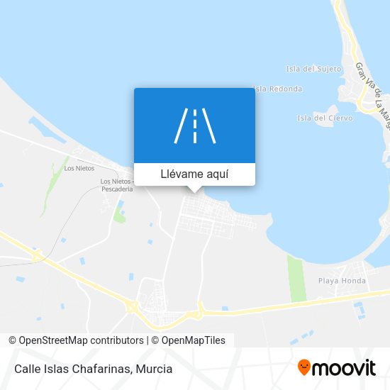Mapa Calle Islas Chafarinas