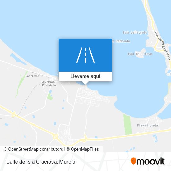 Mapa Calle de Isla Graciosa