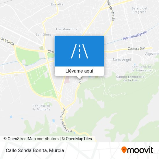Mapa Calle Senda Bonita