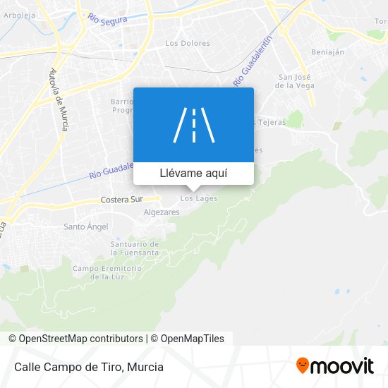 Mapa Calle Campo de Tiro