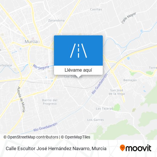 Mapa Calle Escultor José Hernández Navarro