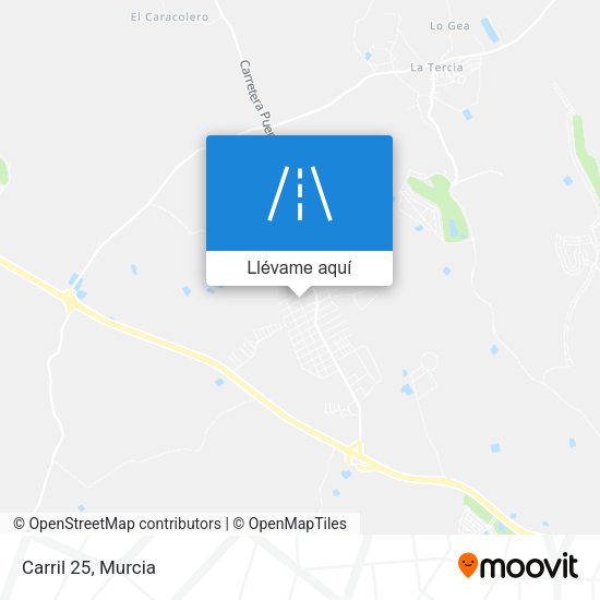 Mapa Carril 25
