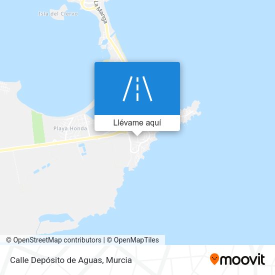 Mapa Calle Depósito de Aguas