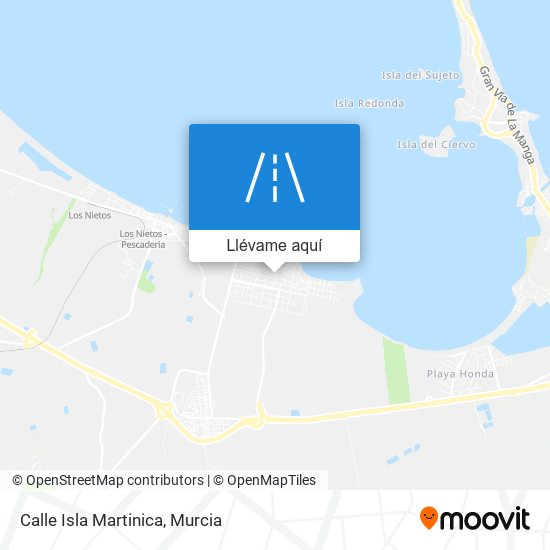 Mapa Calle Isla Martinica