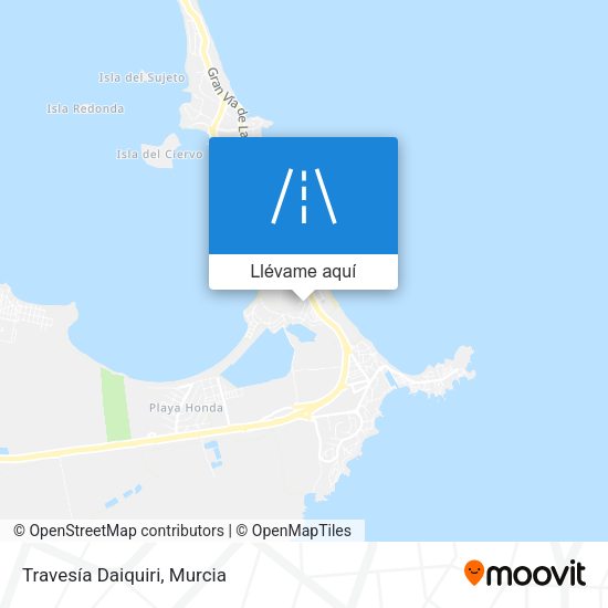 Mapa Travesía Daiquiri