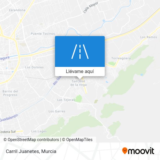 Mapa Carril Juanetes