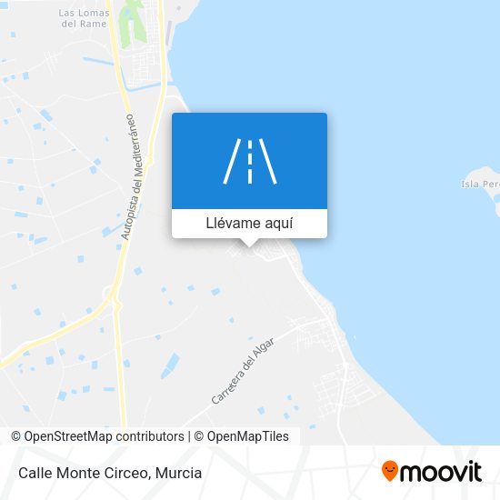 Mapa Calle Monte Circeo
