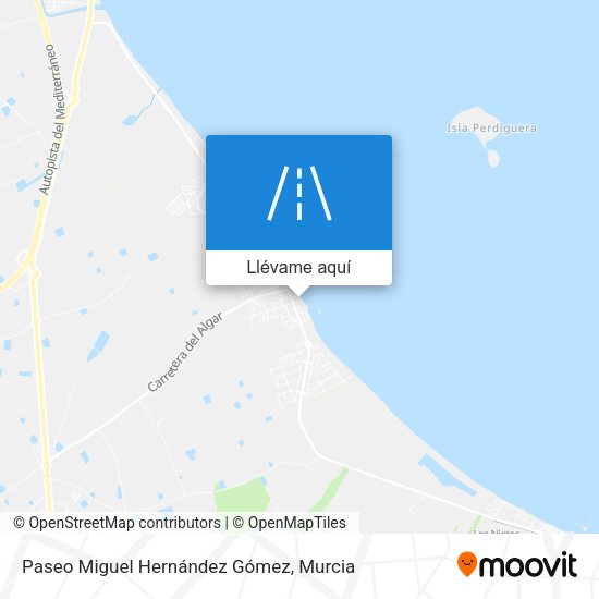 Mapa Paseo Miguel Hernández Gómez