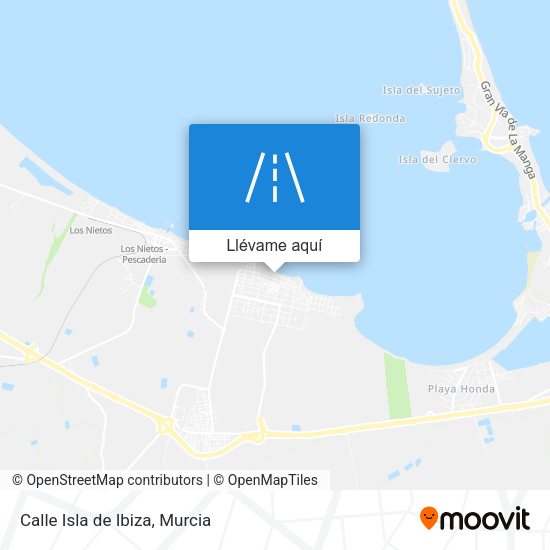 Mapa Calle Isla de Ibiza