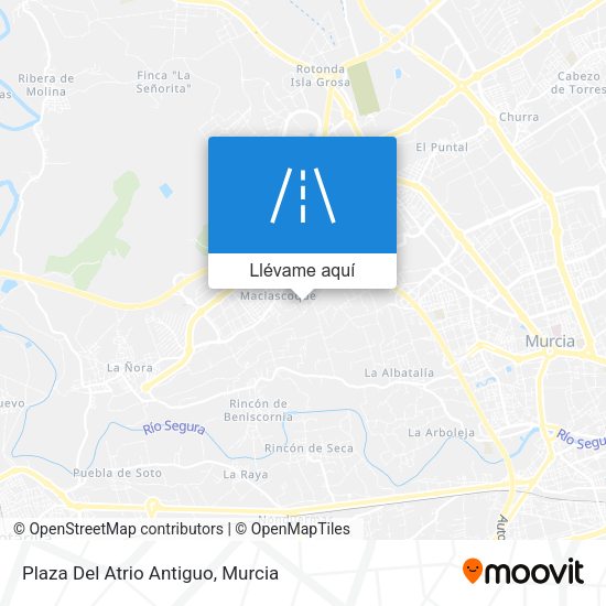Mapa Plaza Del Atrio Antiguo