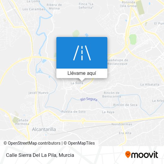 Mapa Calle Sierra Del La Pila