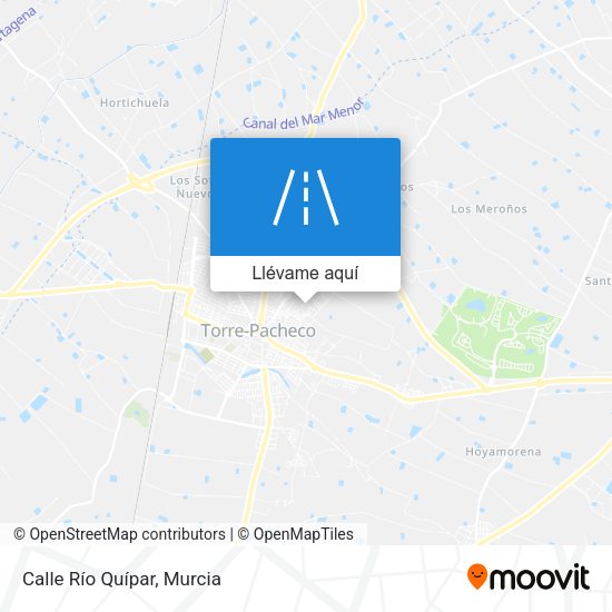 Mapa Calle Río Quípar