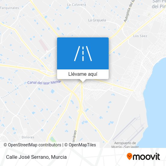 Mapa Calle José Serrano