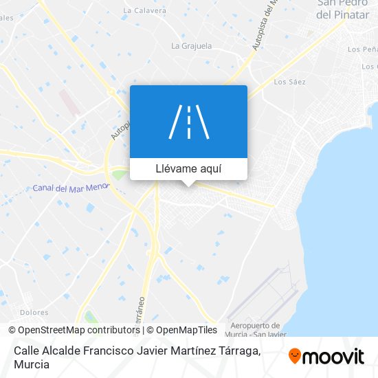 Mapa Calle Alcalde Francisco Javier Martínez Tárraga
