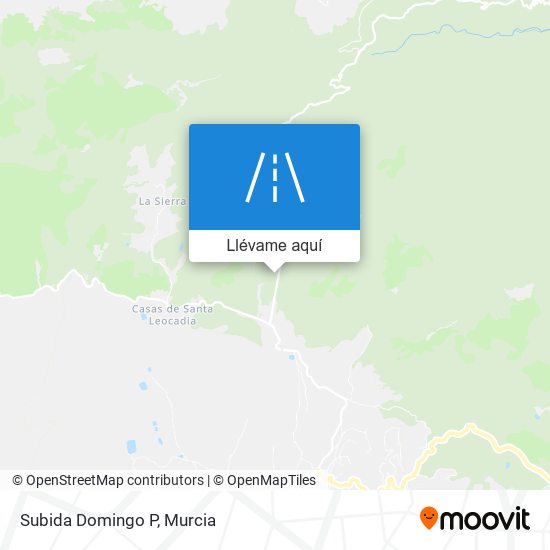 Mapa Subida Domingo P