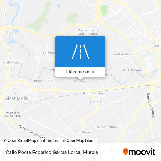 Mapa Calle Poeta Federico García Lorca