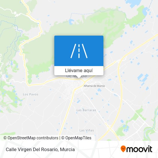 Mapa Calle Virgen Del Rosario