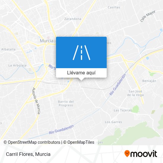 Mapa Carril Flores